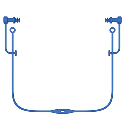 SWANS (スワンズ) 日本製 スイミング用 耳栓 SA-57AB BL ブルー コード付き 抗菌 大人用 シリコーン